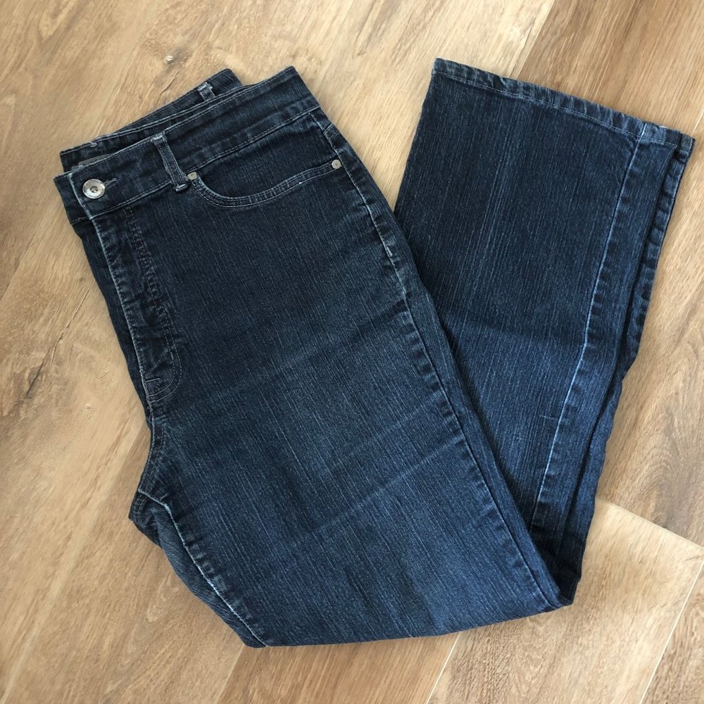 Nine West Jeans Dark Wash Straight Jeans - Size 18/33